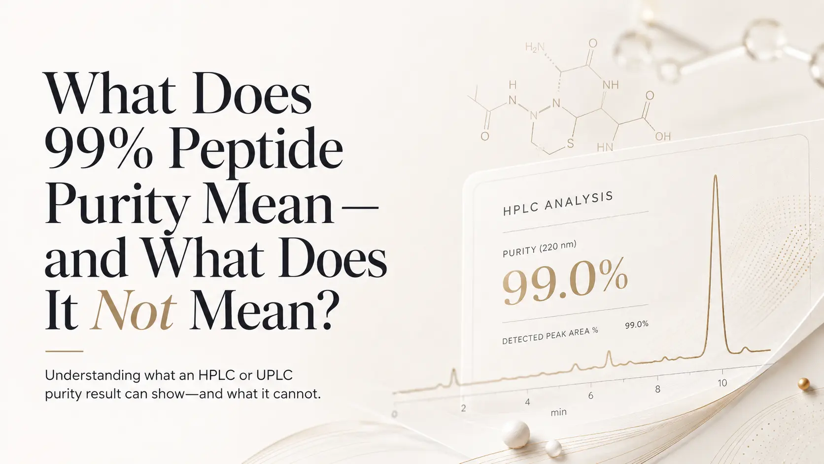 what does 99% peptide purity mean