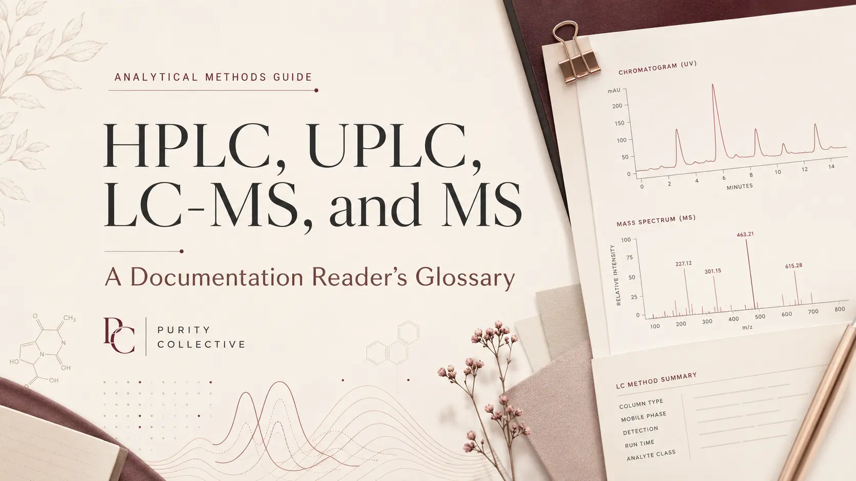 HPLC, UPLC, LC-MS, and MS