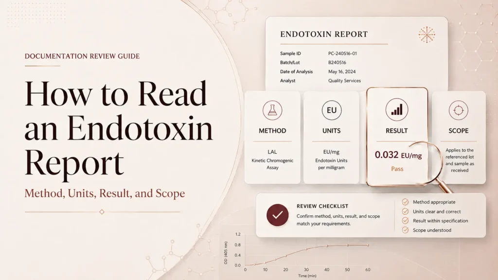 how to read an andotoxin report